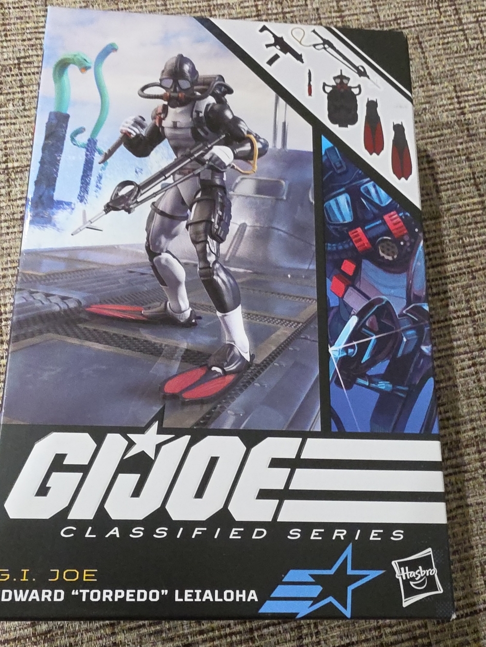 Hasbro G.I. Joe Classified Series - Navy, Black, White & Red Box Art